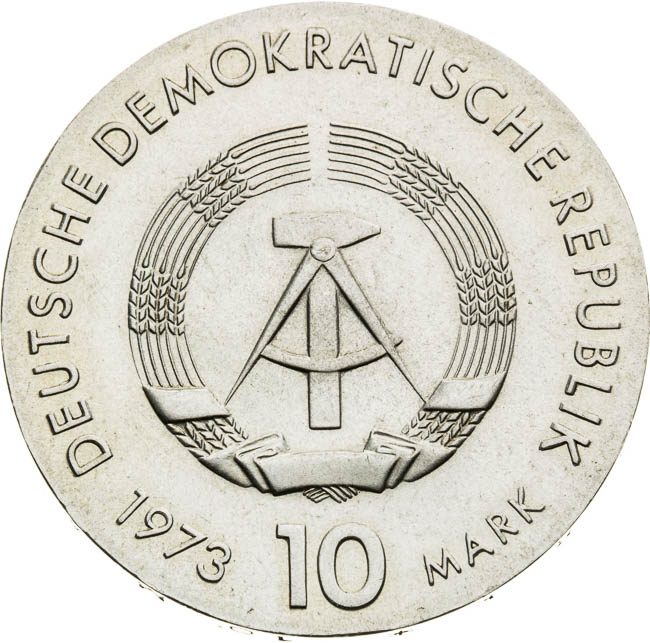 10 Marks 1973 - back