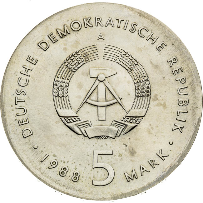 5 Marks 1988 - front