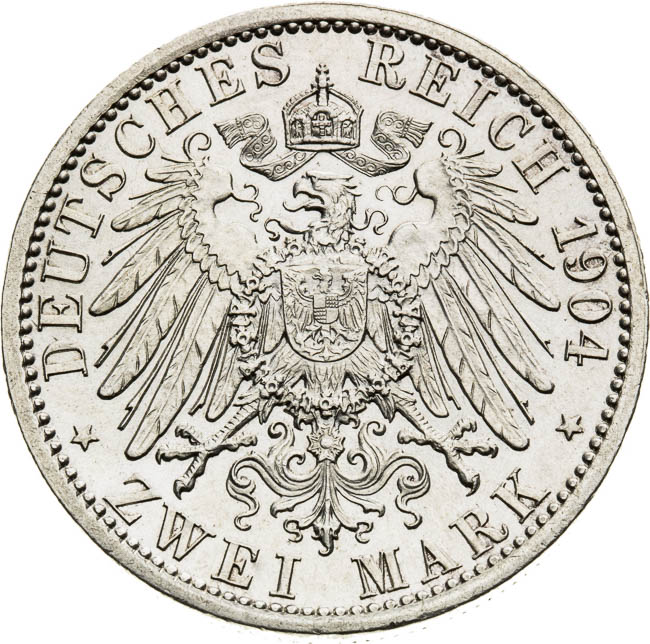 2 Marks 1904 - back