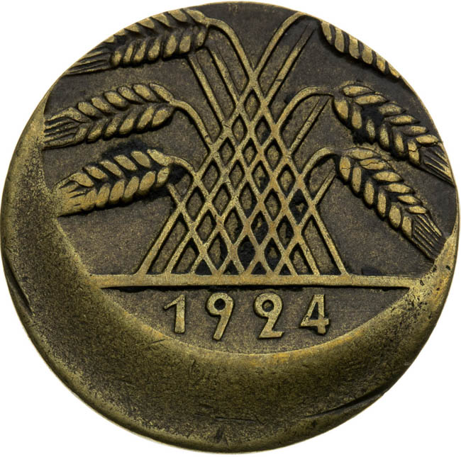 10 Pfening 1924 - reverz