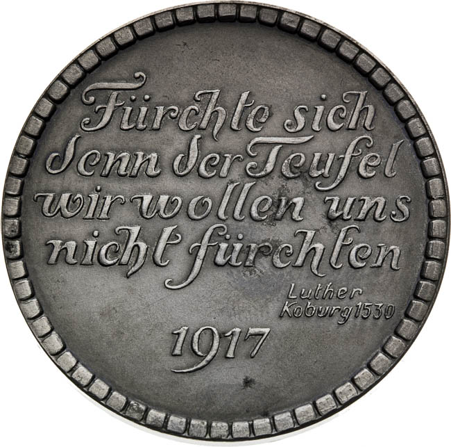 Medal 1917 - back
