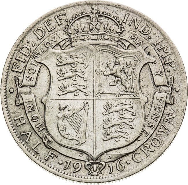 1/2 Koruna 1916 - reverz