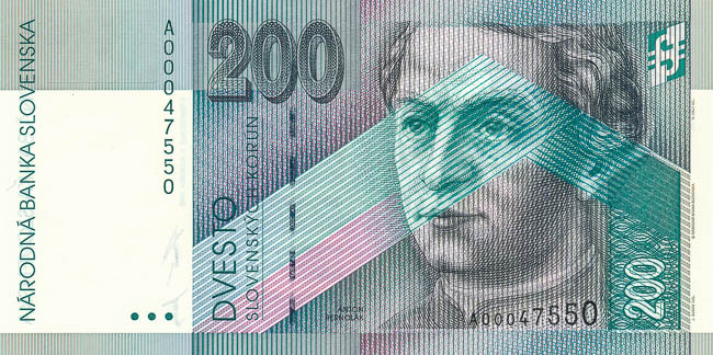 200 Koruna 1995 - front
