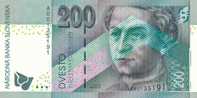 200 Koruna 1999 - front