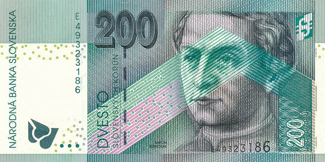 200 Koruna 2002 - front