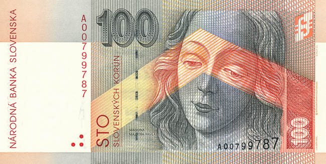 100 Koruna 1999 - front