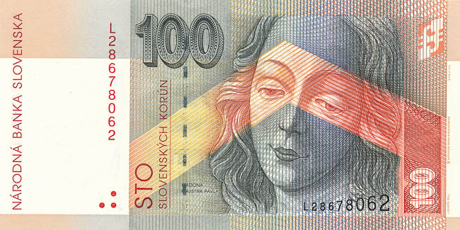100 Koruna 1999 - front