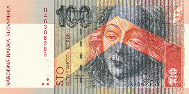 100 Koruna 2004 - front