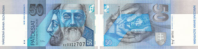 50 Koruna 1993 - front