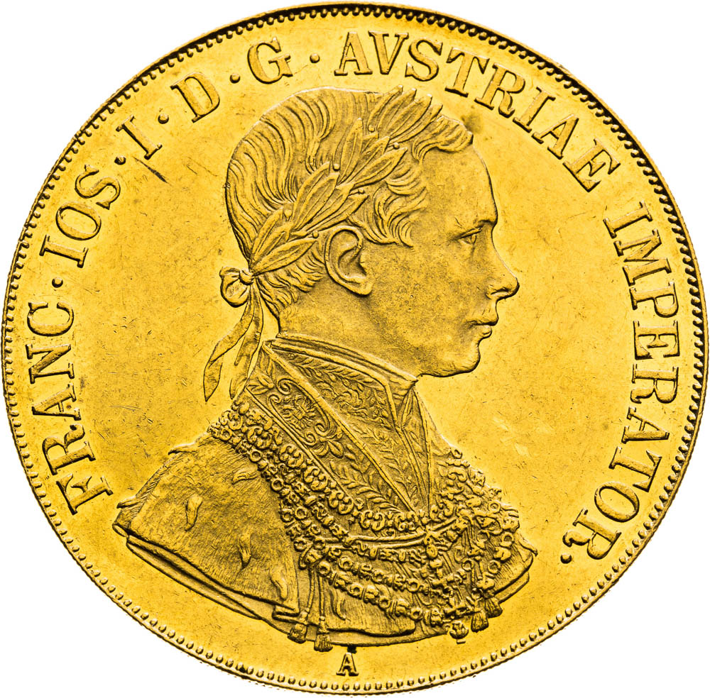 4 Ducats 1857 - front