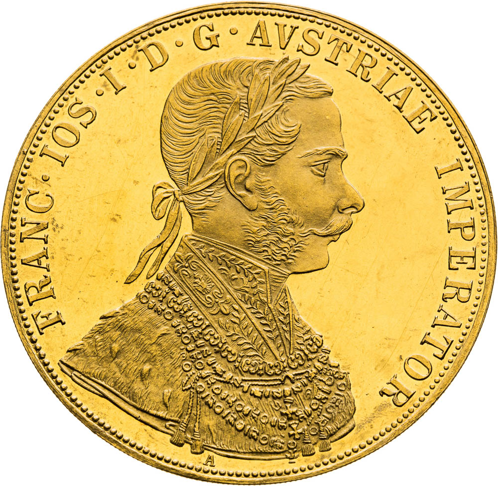 4 Ducats 1869 - front