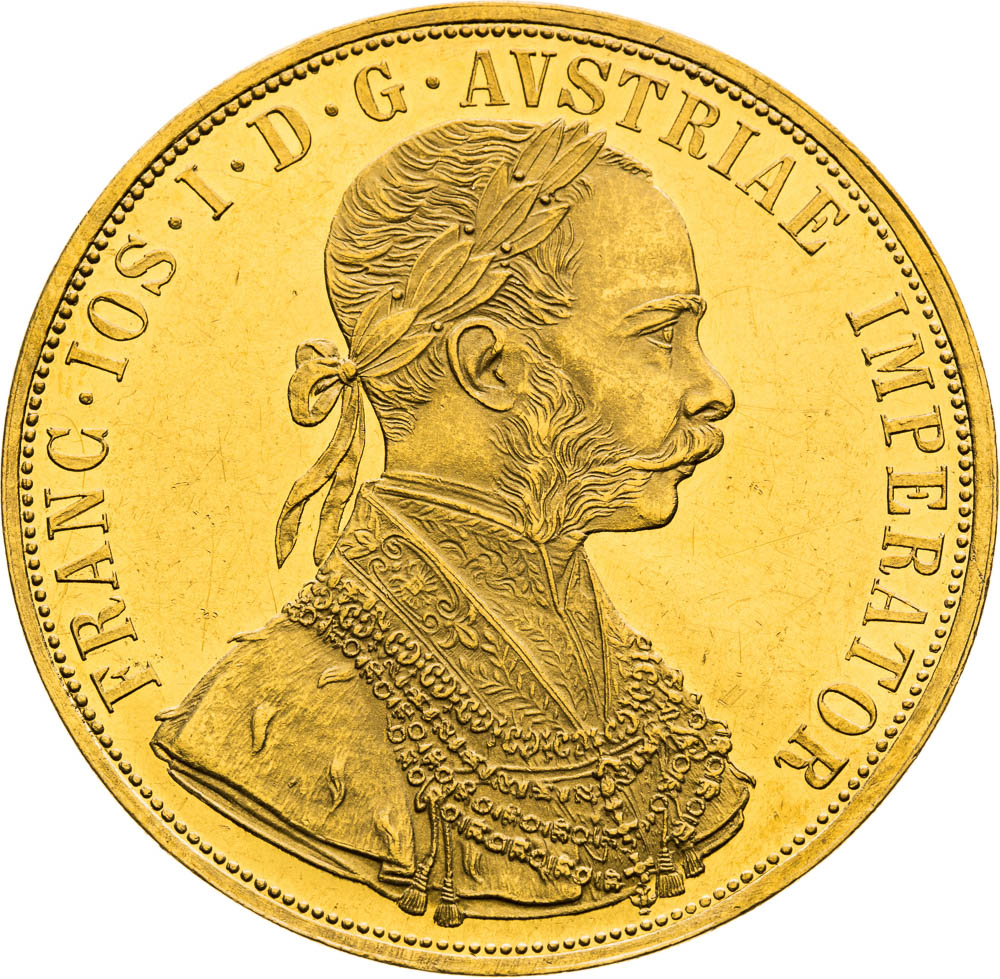 4 Ducats 1875 - front