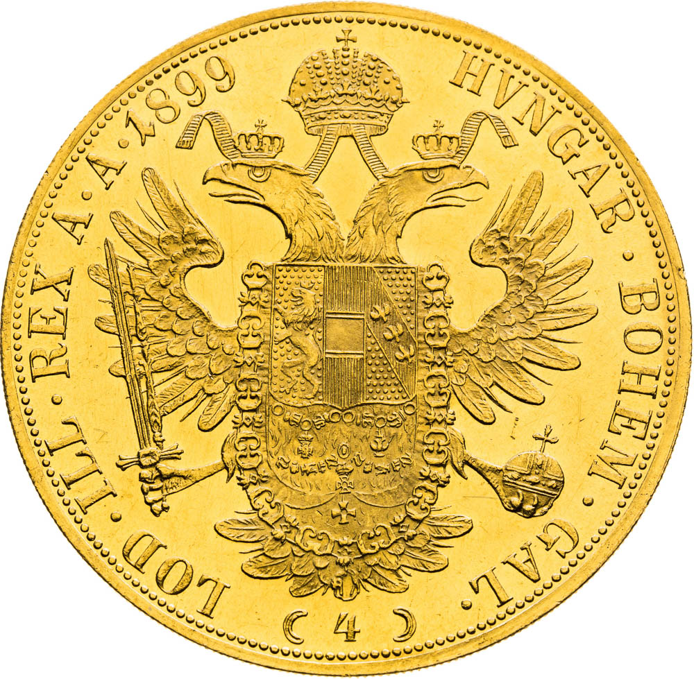4 Ducats 1899 - back