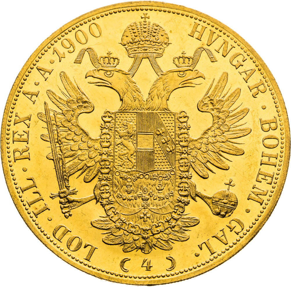 4 Ducats 1900 - back