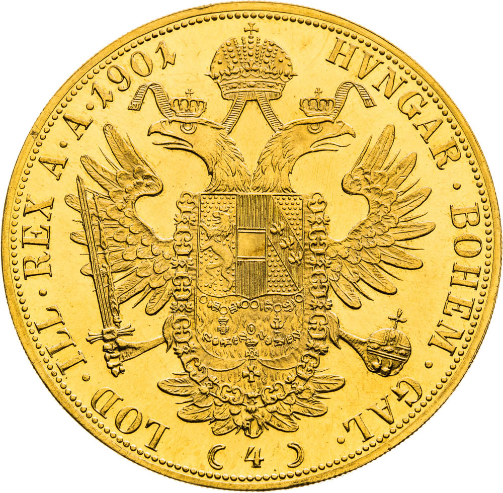 4 Ducats 1901 - back