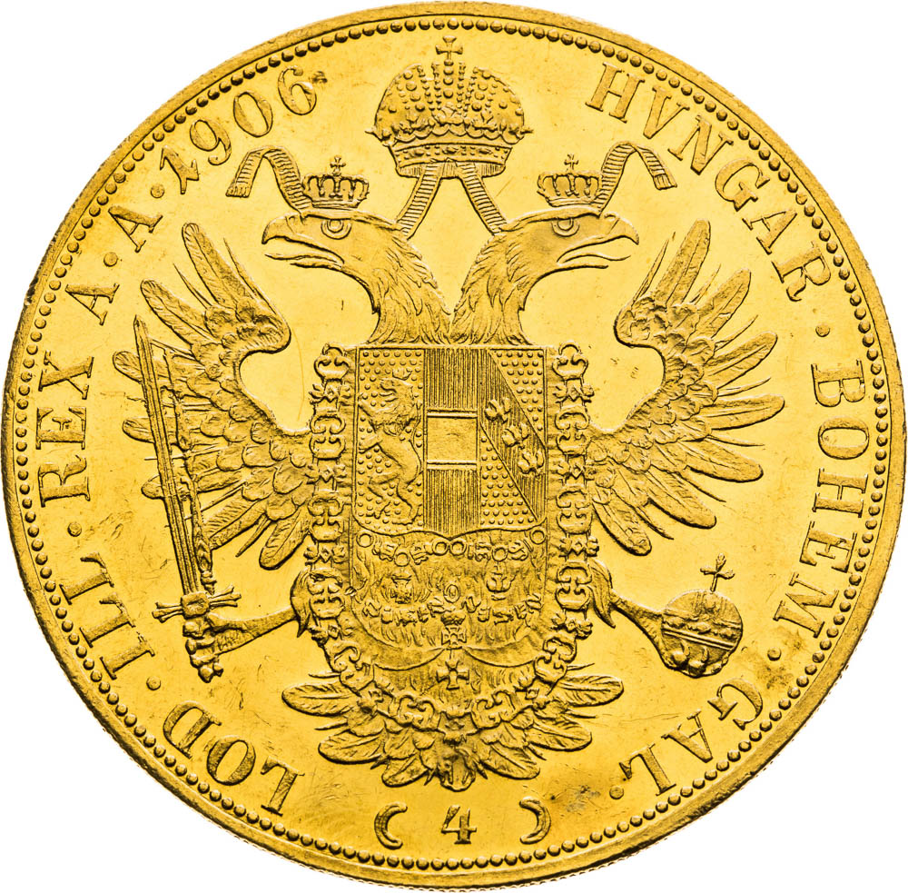 4 Ducats 1906 - back