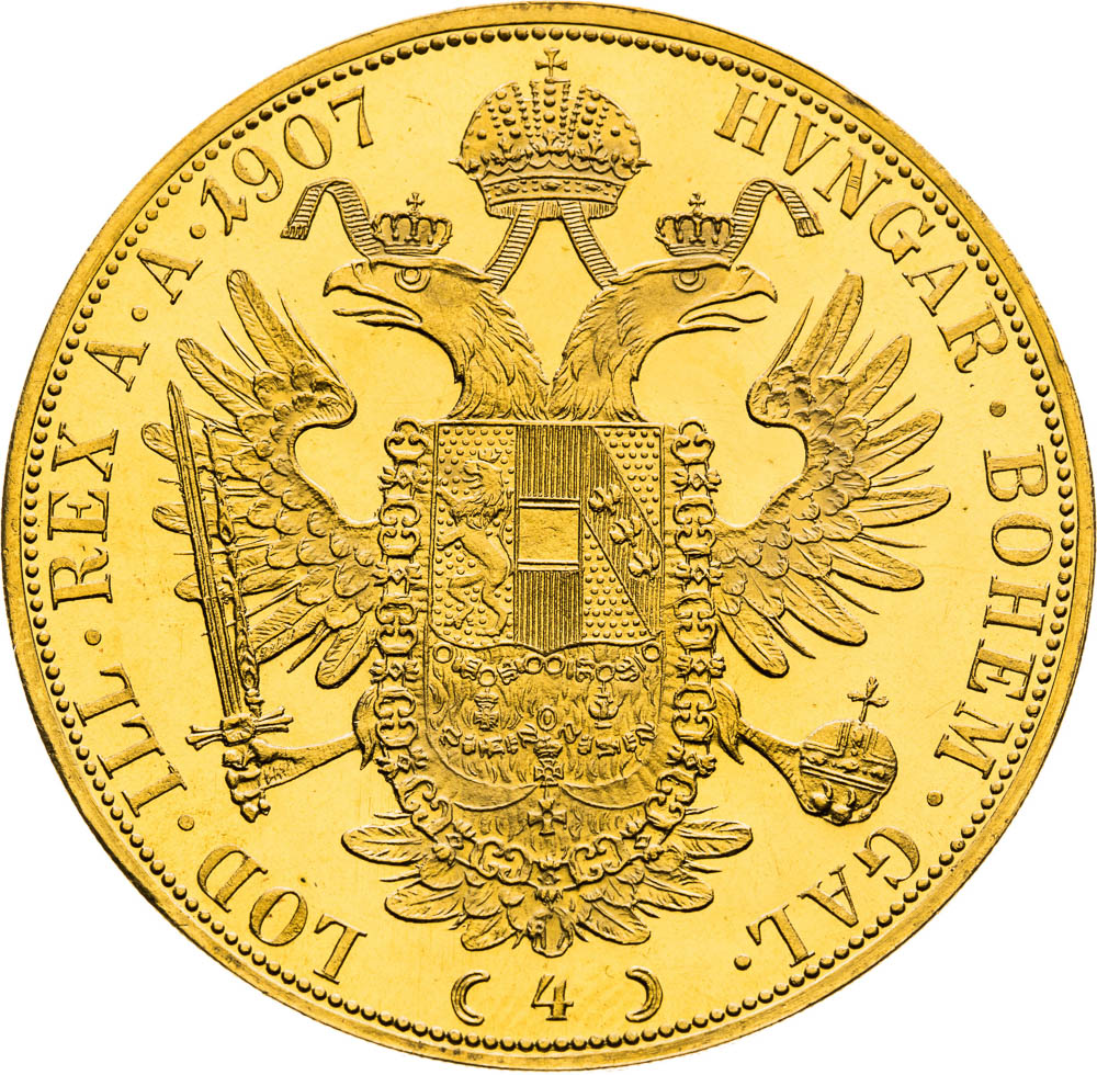 4 Ducats 1907 - back