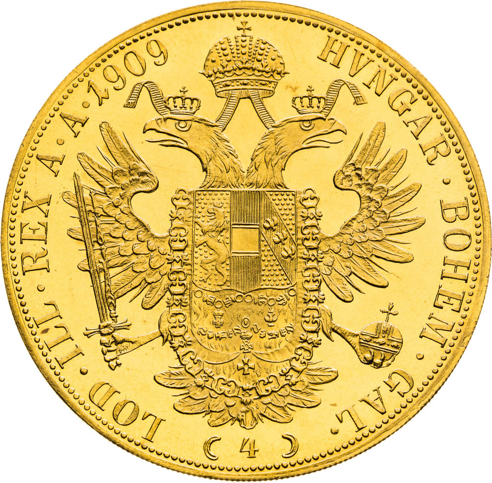 4 Ducats 1909 - back