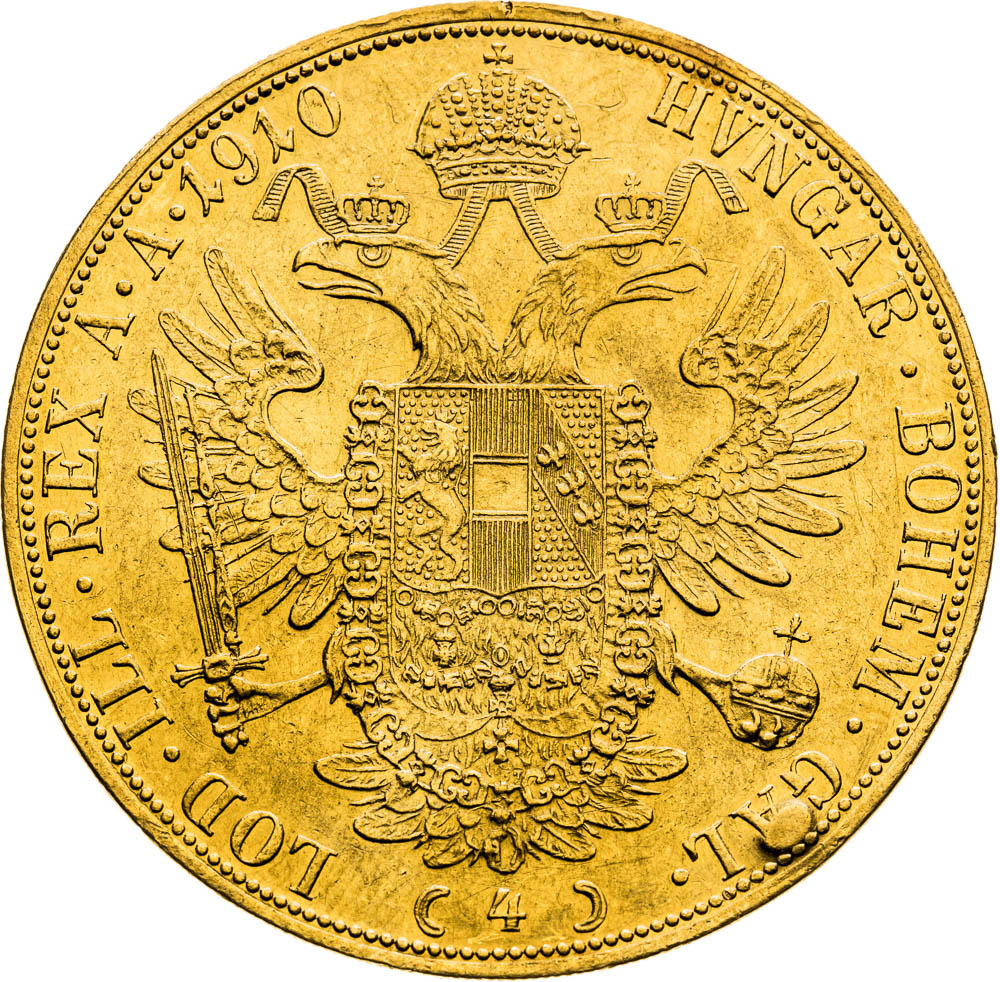 4 Ducats 1910 - back