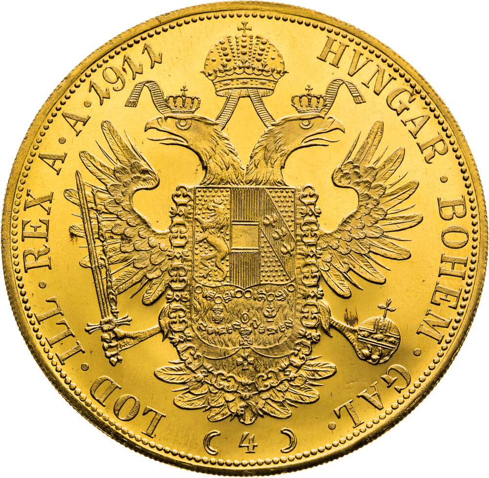 4 Ducats 1911 - back