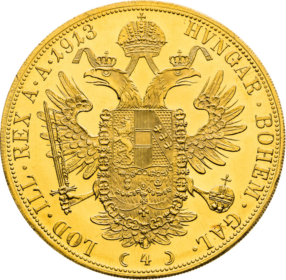 4 Ducats 1913 - back