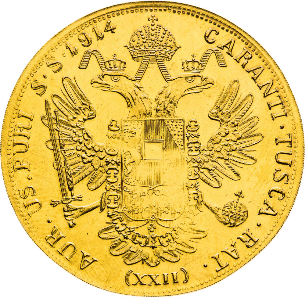 4 Ducats 1914 (Imitation) - back