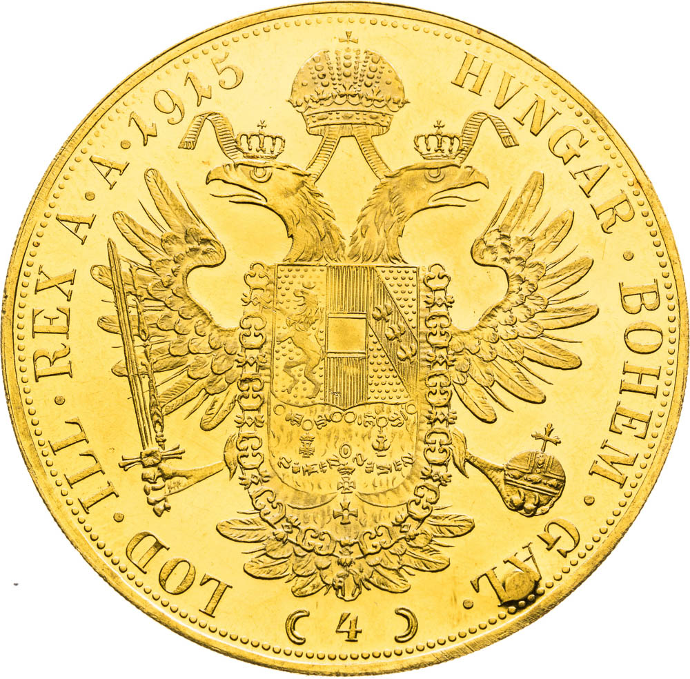 4 Ducats 1915 - back