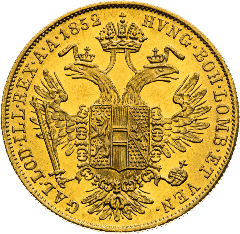 Ducat 1852 - back