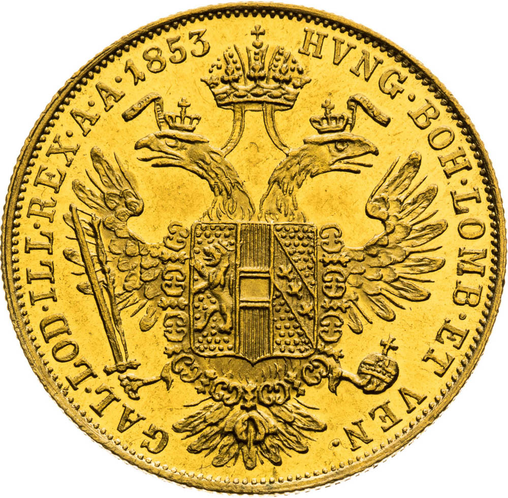 Ducat 1853 - back