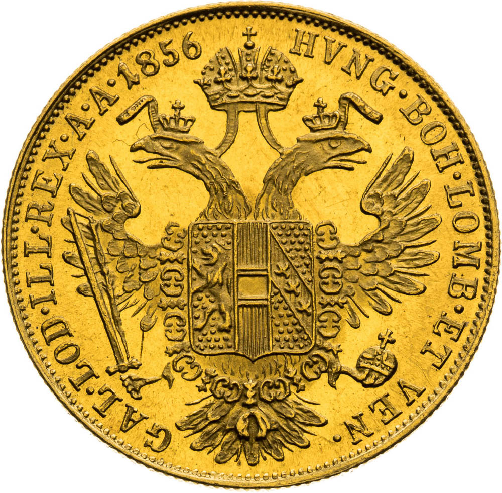 Ducat 1856 - back