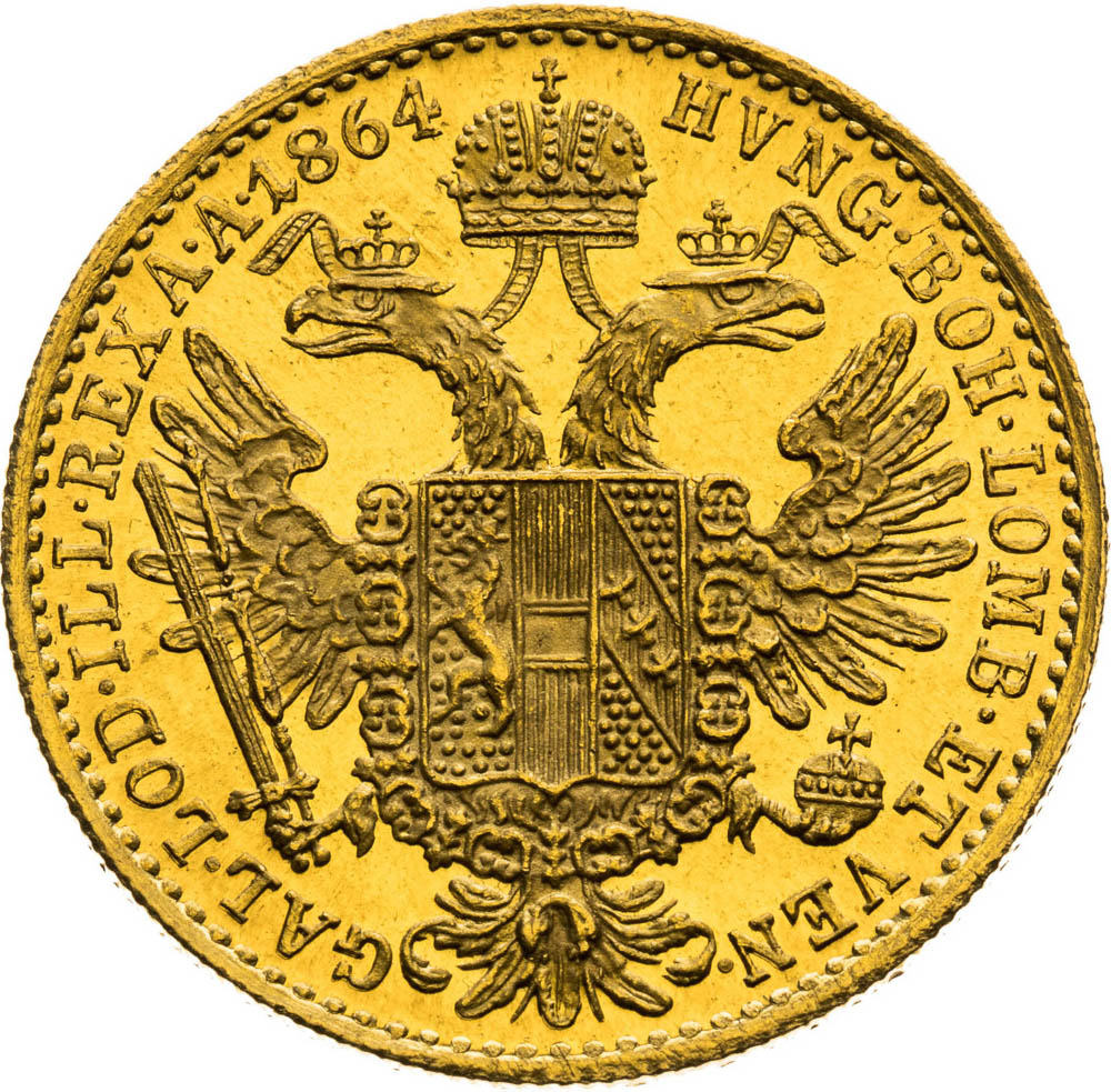Ducat 1864 - back