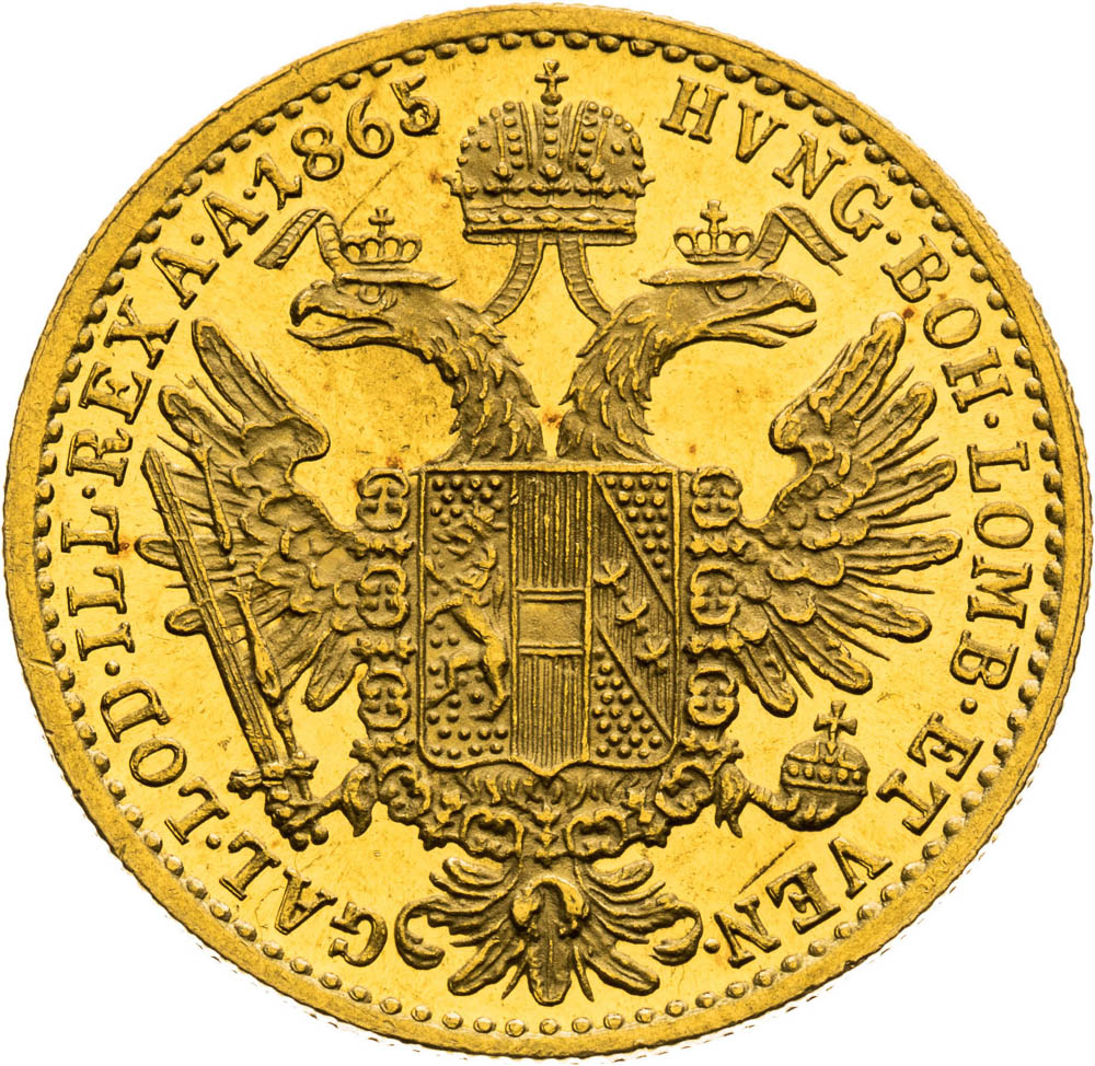 Ducat 1865 - back