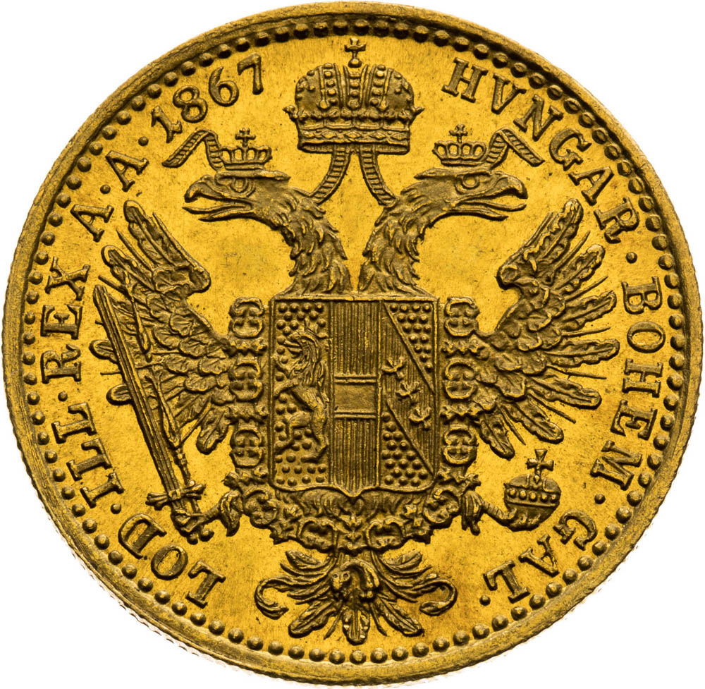 Ducat 1867 - back