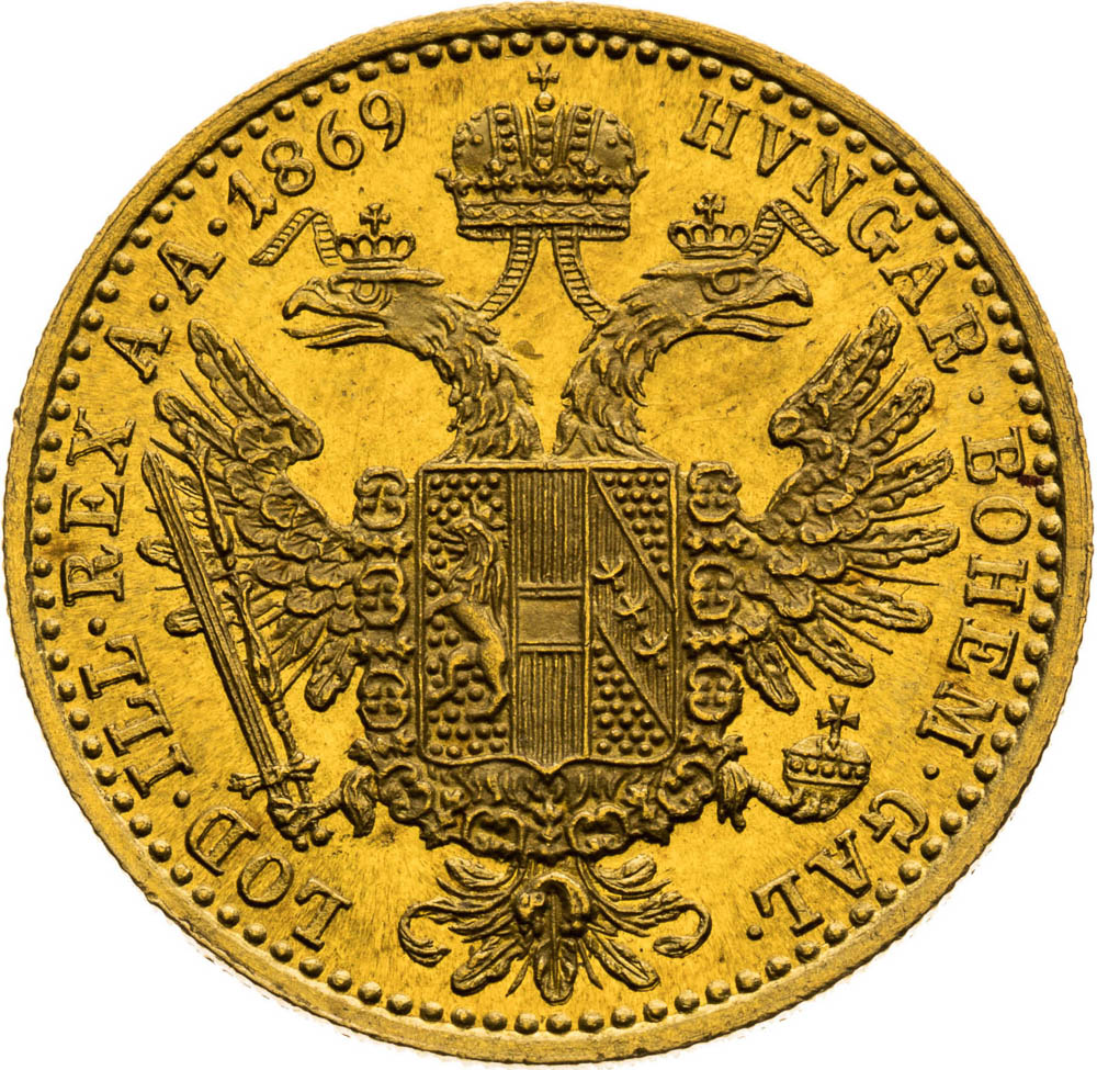 Ducat 1869 - back