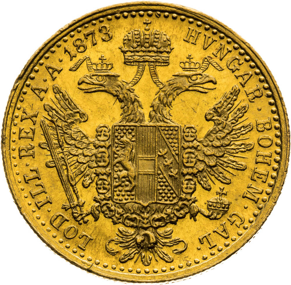 Ducat 1873 - back