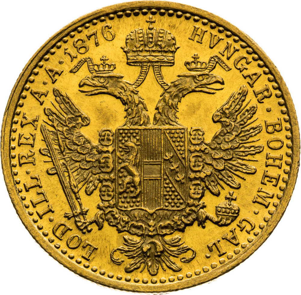 Ducat 1876 - back
