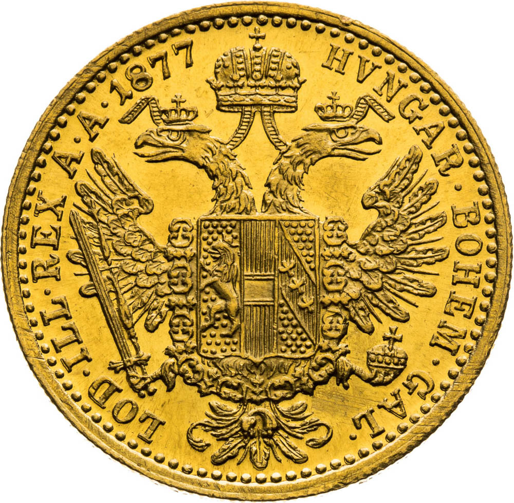 Ducat 1877 - back