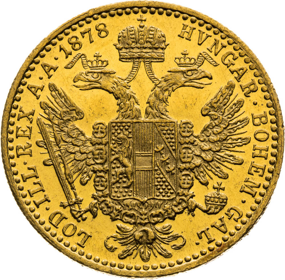Ducat 1878 - back