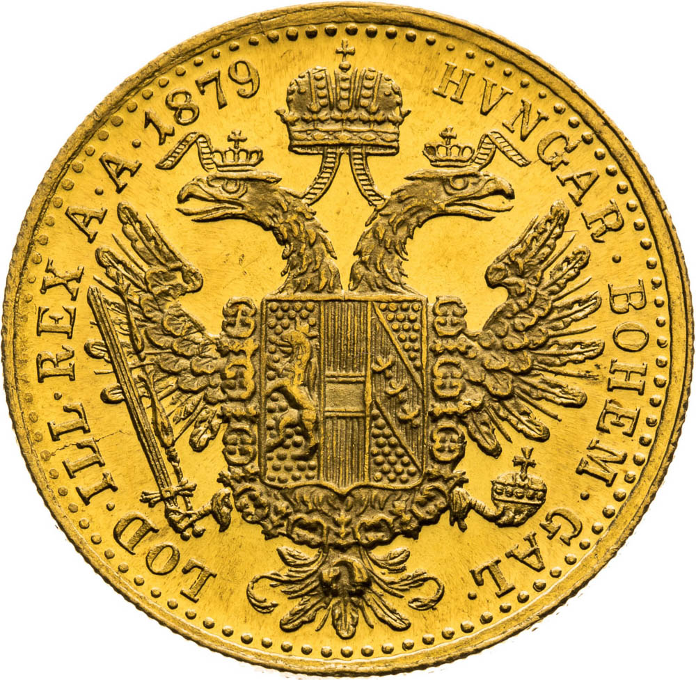 Ducat 1879 - back