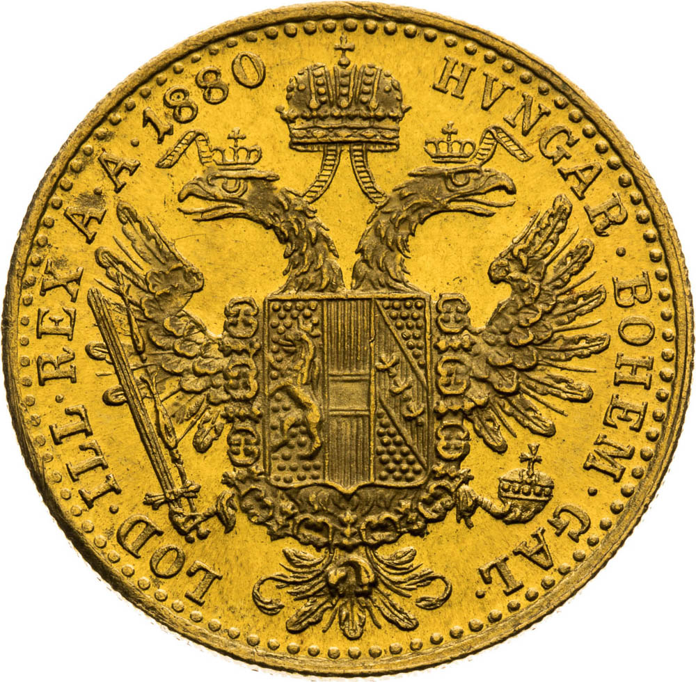 Ducat 1880 - back