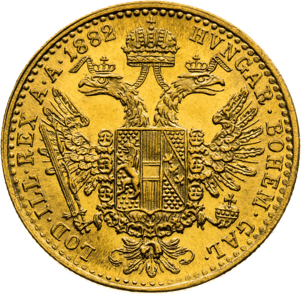 Ducat 1882 - back