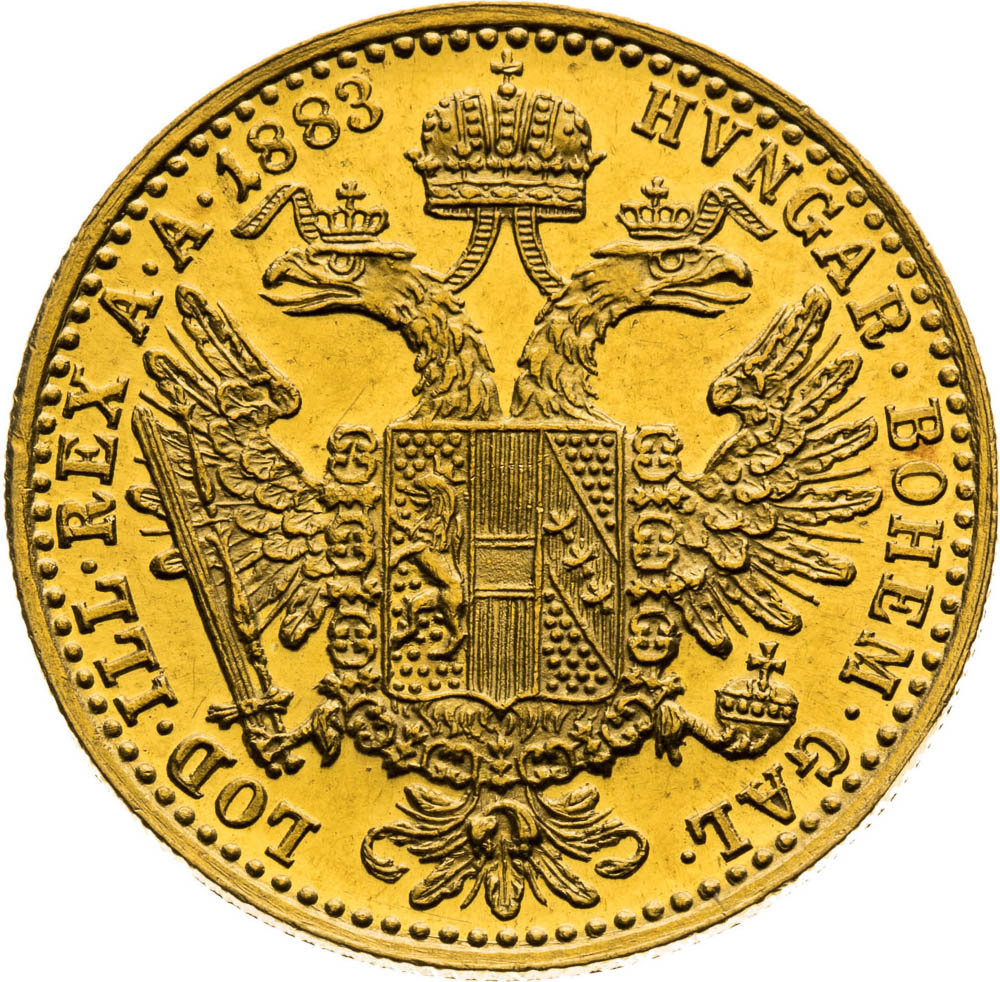 Ducat 1883 - back