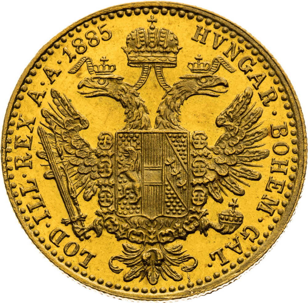 Ducat 1885 - back