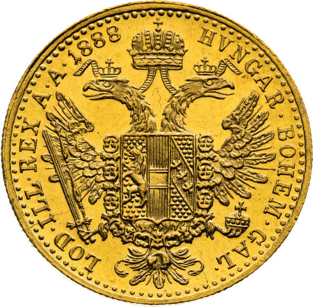 Ducat 1888 - back