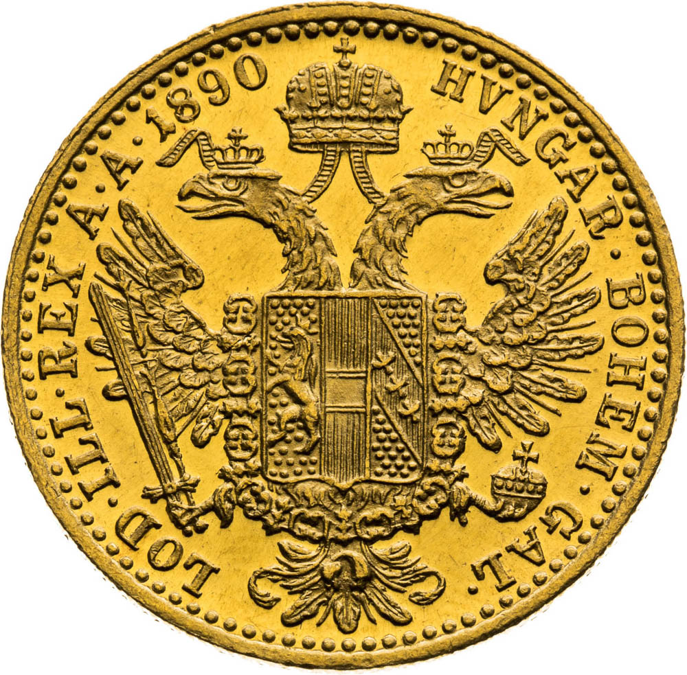 Ducat 1890 - back