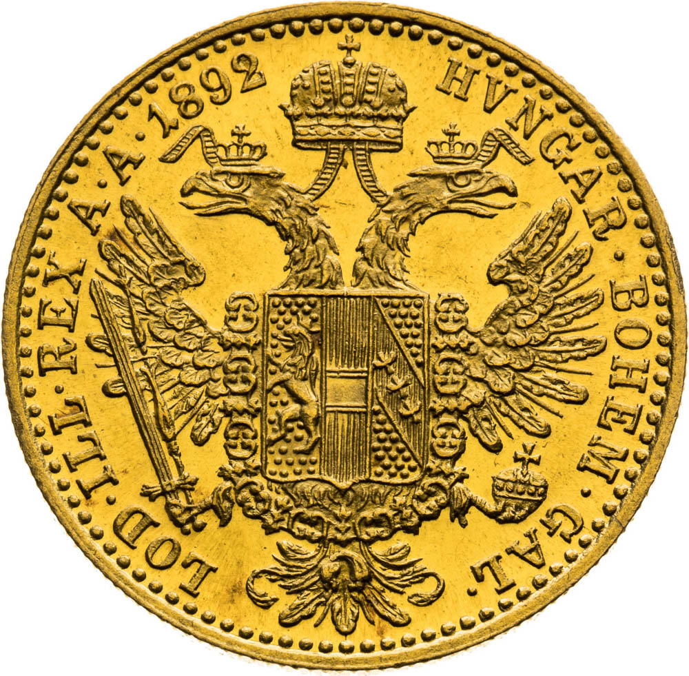 Ducat 1892 - back