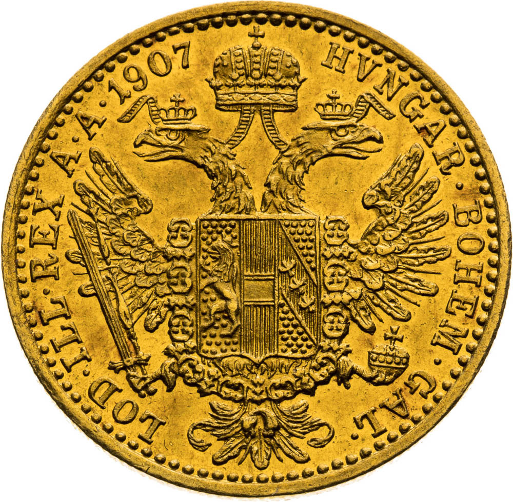 Ducat 1907 - back