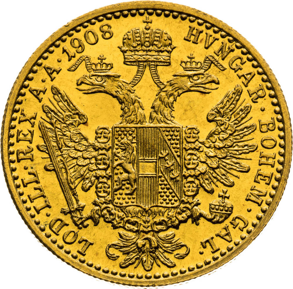 Ducat 1908 - back
