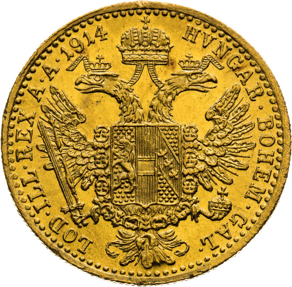Ducat 1914 - back