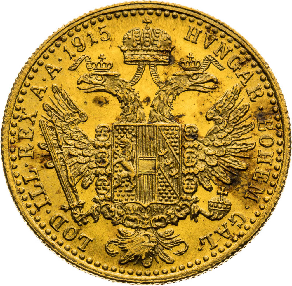 Ducat 1915 - back